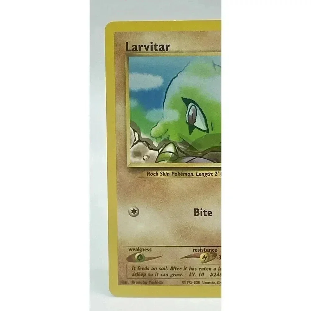 Larvitar 57/75 Neo Discovery Common WOTC Pokemon Card ‎ Non-Holo Vintage 2001 NM